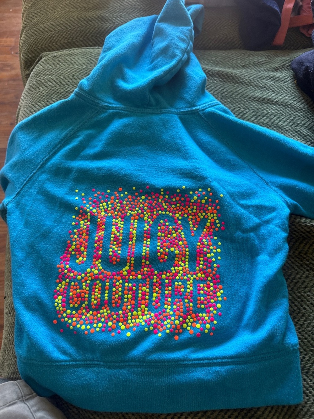 Juicy Couture girls zip up hoodie